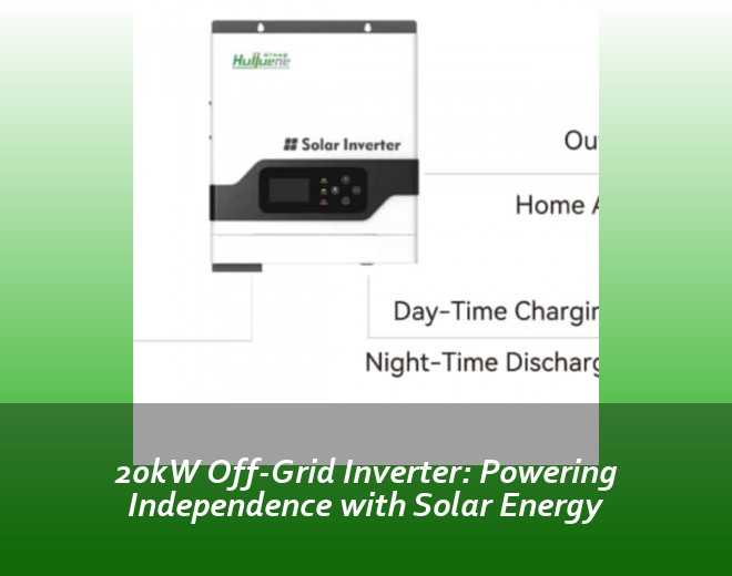 20kW Off-Grid Inverter: Powering Independence with Solar Energy